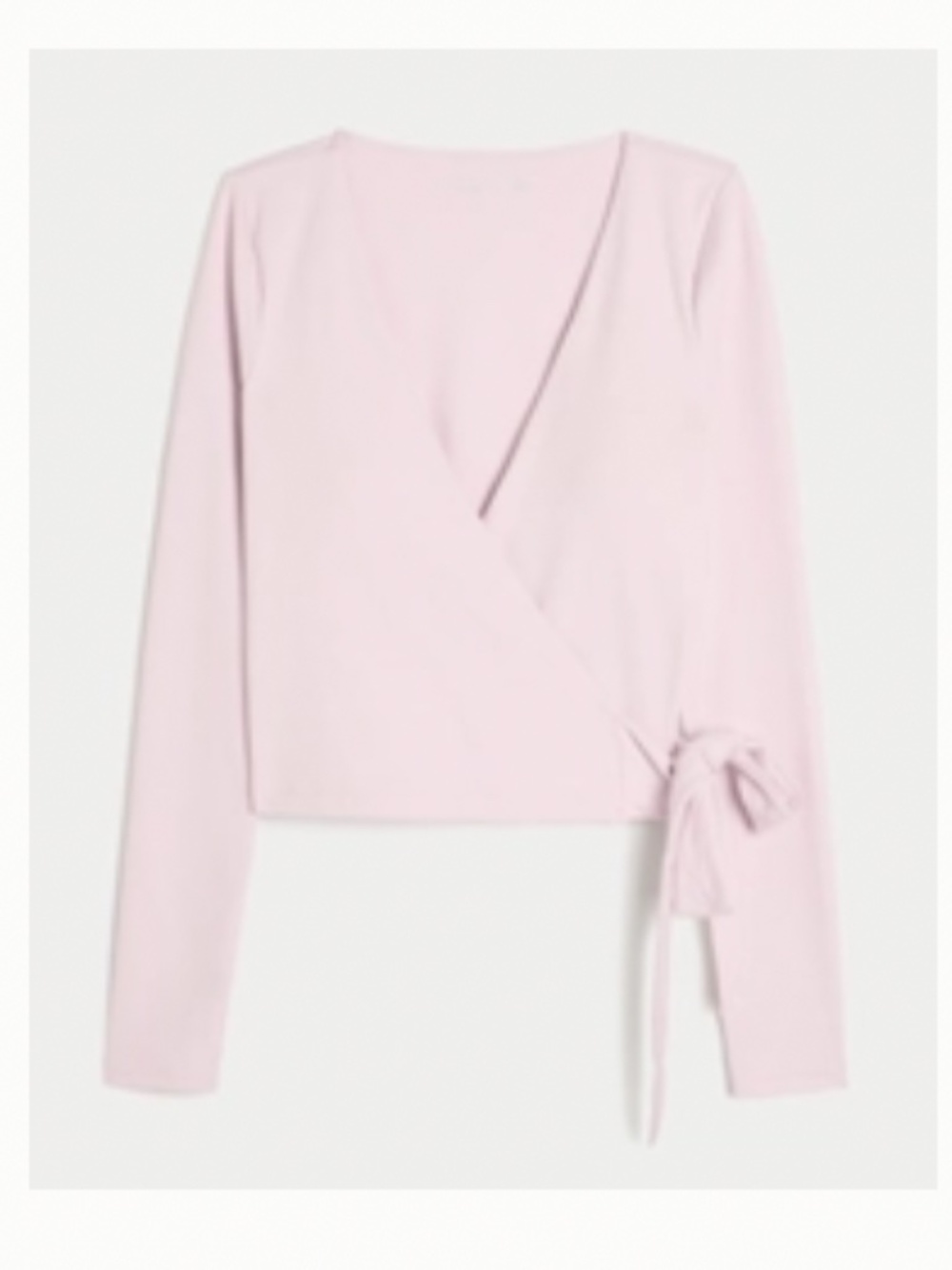 Gilly Hicks Active Recharge Long-Sleeve Wrap Top